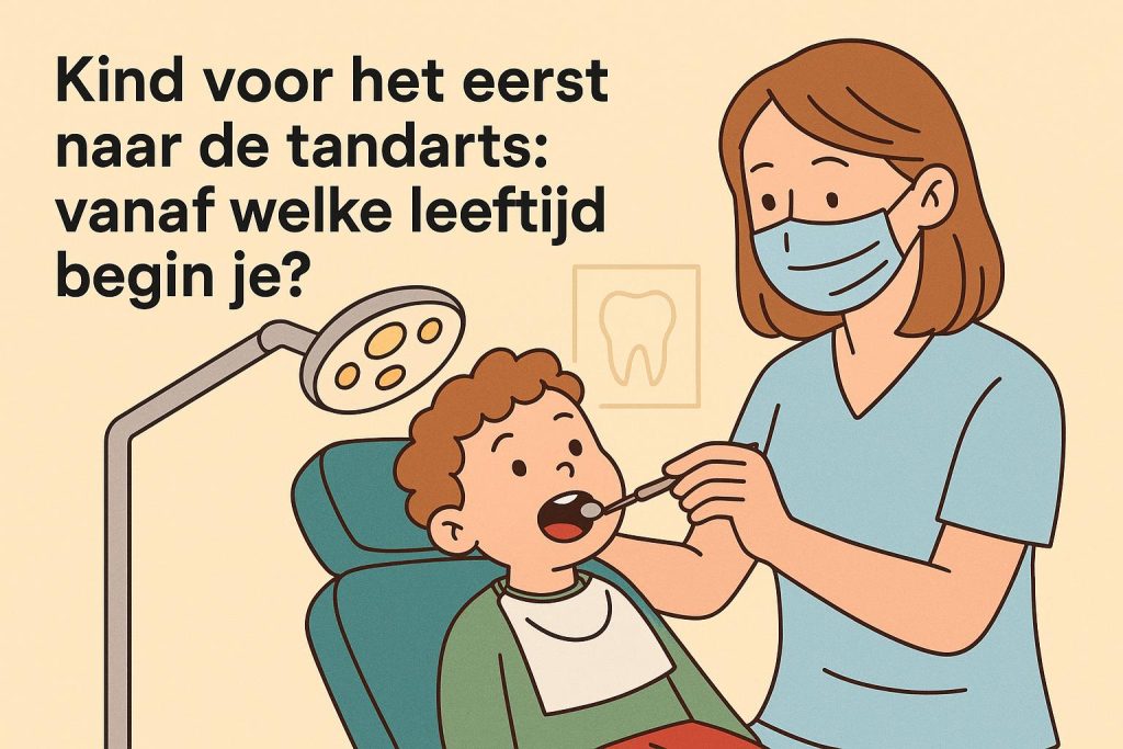 Kind voor het eerst naar de tandarts: vanaf welke leeftijd begin je?